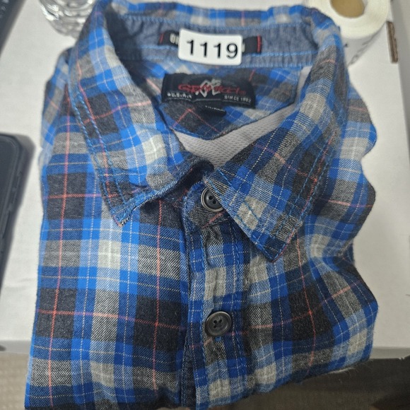 Gramicci Men's XL Stance Multicolor Plaid Flannel Button Up L/S Hike Lightweight - Picture 11 of 12